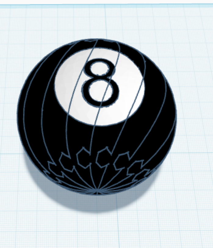 8-Ball Twisty Slime Fidget