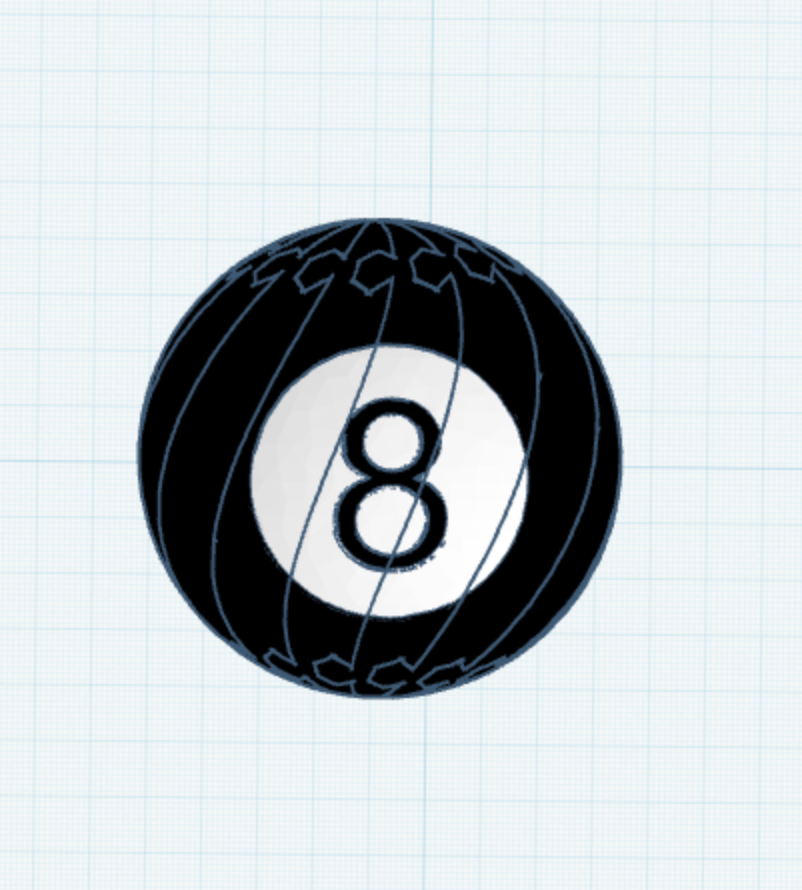 8-Ball Twisty Slime Fidget