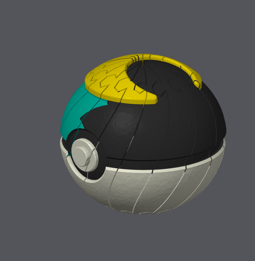 Moon Ball Pokemon Pokeball Twisty Slime Fidget