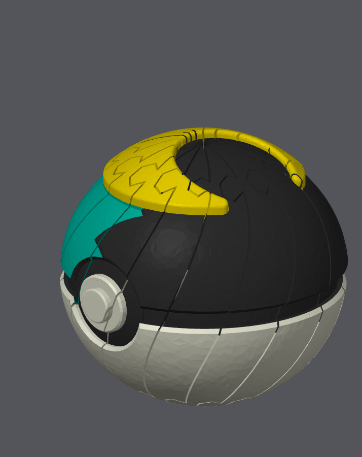 Moon Ball Pokemon Pokeball Twisty Slime Fidget