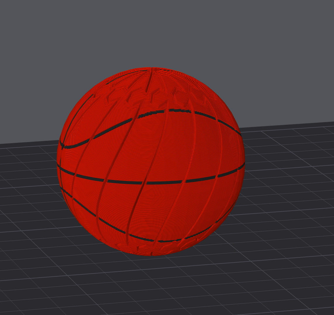 Basketball Twisty Slime Fidget