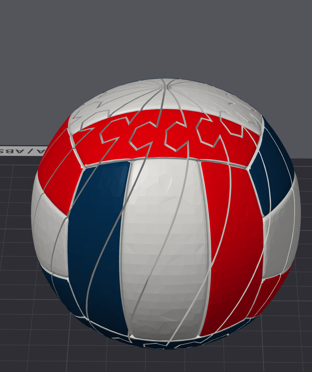 Volleyball Twisty Slime Fidget