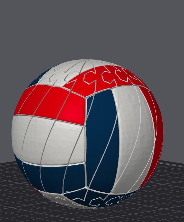 Volleyball Twisty Slime Fidget