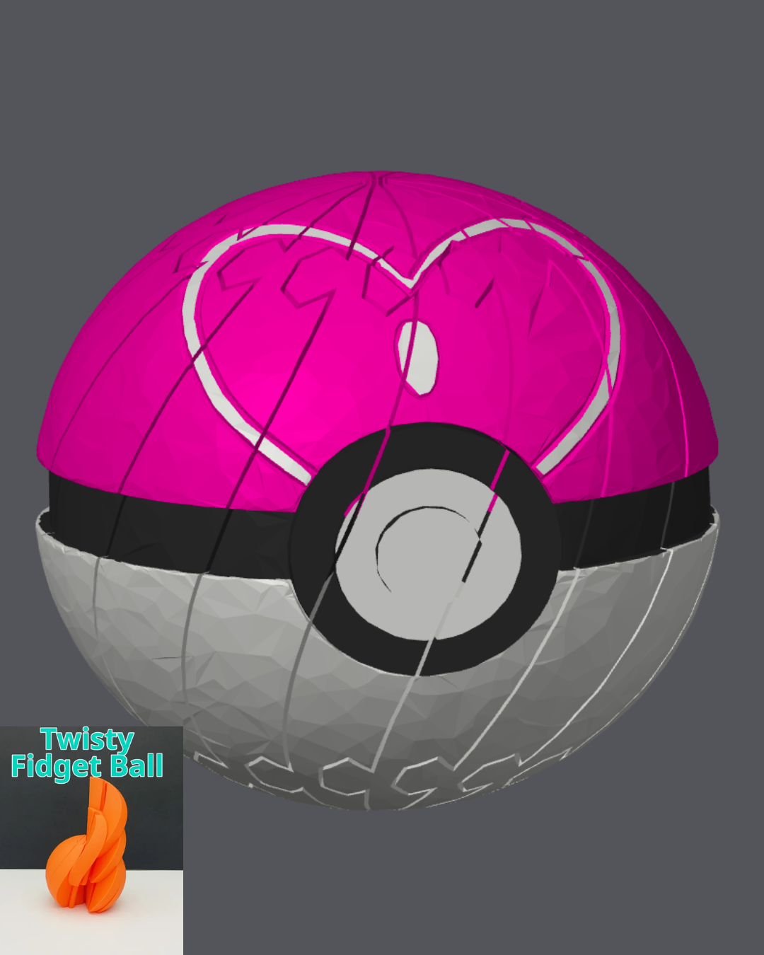 5-Pack Pokemon Pokéball Slime Fidget