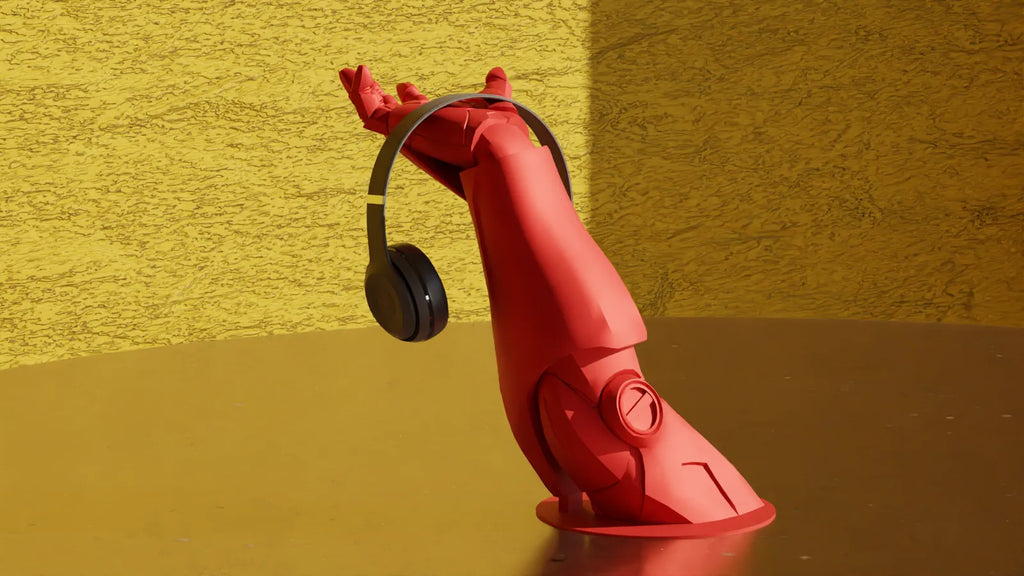 Iron Man Hand Headphone Stand | 3D Printed Superhero Headset Holder