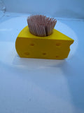 Cheese Toothpick Holder, Cute Cheese Decor, Fun Gift Idea