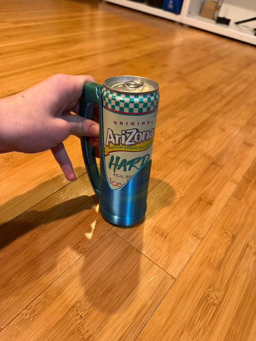 12oz Skinny Drink Can Holder with Handle!