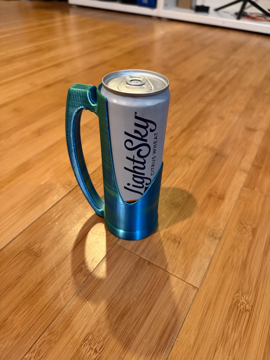 12oz Skinny Drink Can Holder with Handle!